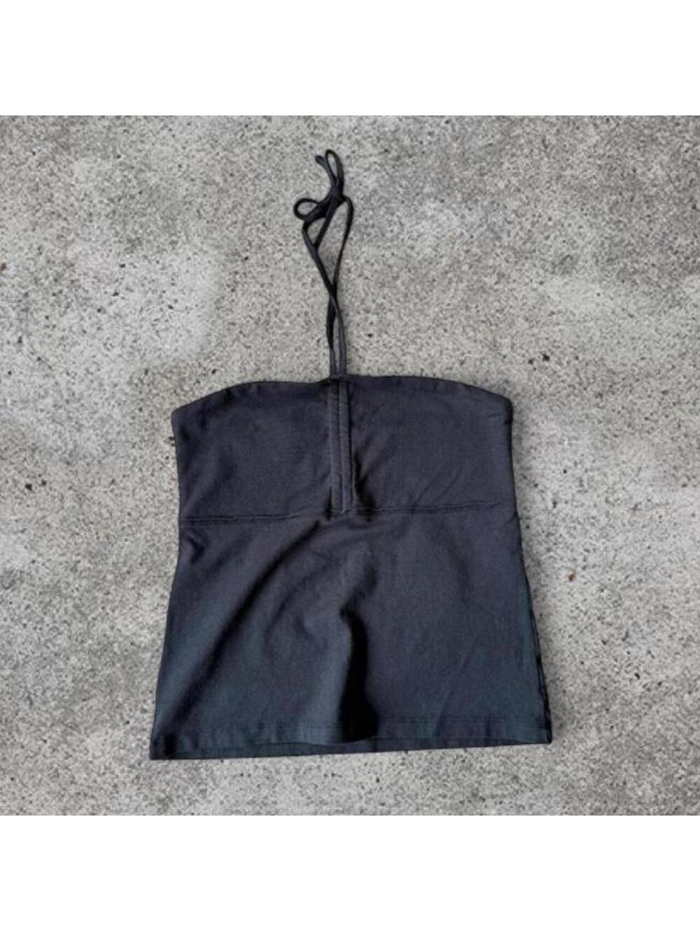 Brandy Melville black halter top